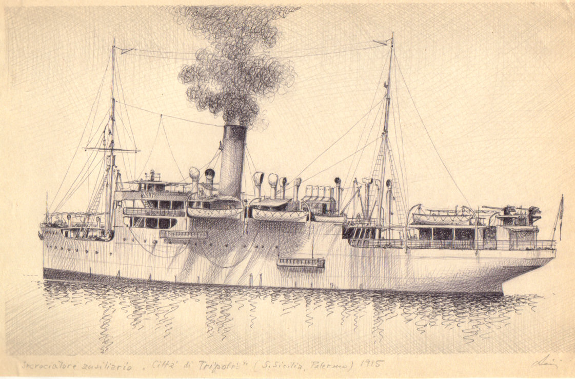1915 - Incrociatore ausiliario 'Citta' di Tripoli'